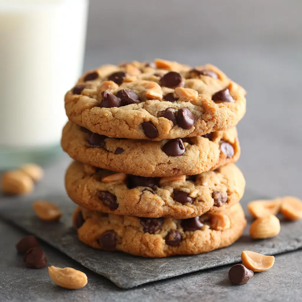 Chocolate Chip Peanut Butter Cookies Without Brown Sugar Recipe
