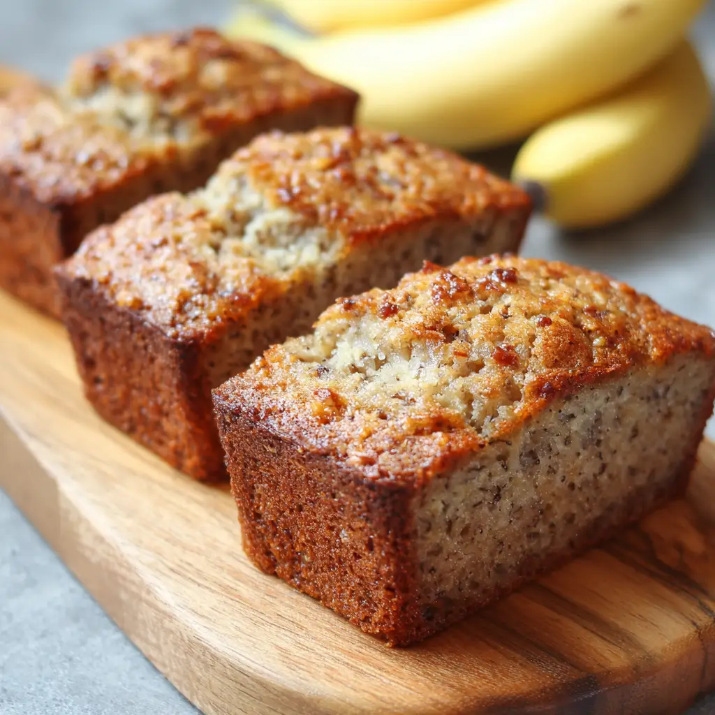 Mini Banana Bread Loaves