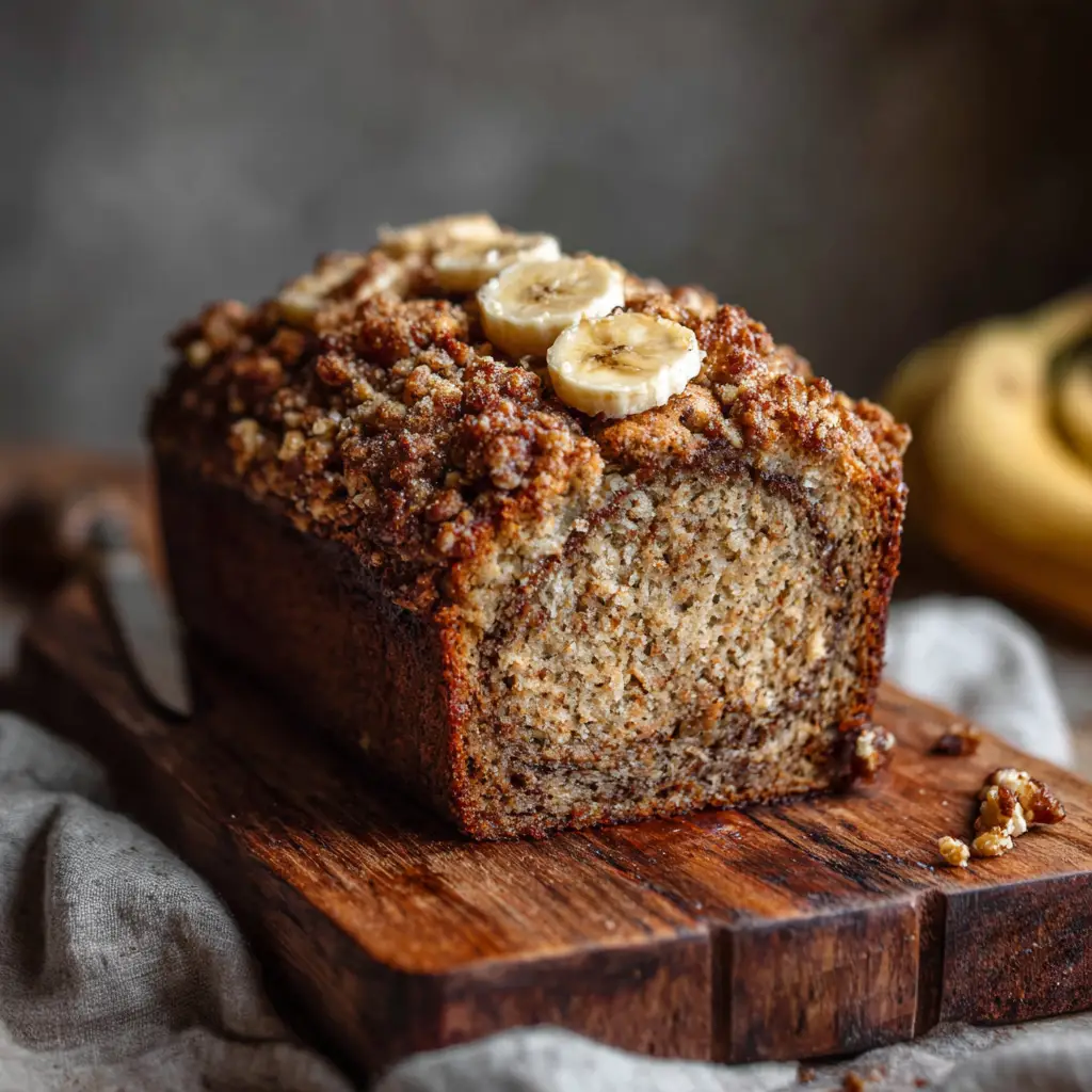 Cinnamon Crunch Banana Bread