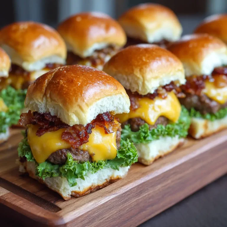 Baked Cheeseburger Sliders