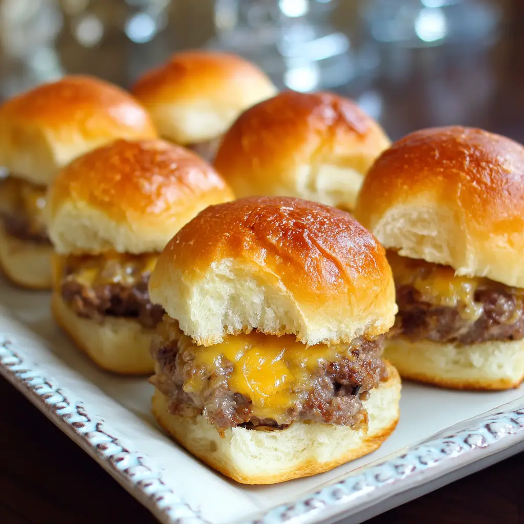 Cheeseburger Sliders Recipes Hawaiian Rolls