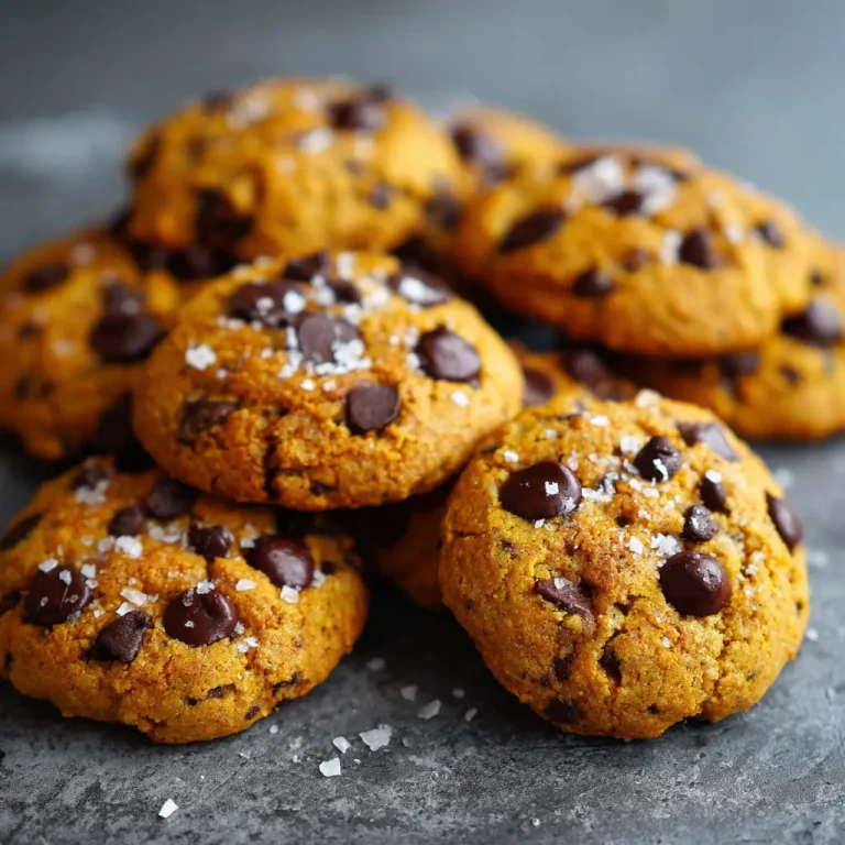 Chewy Pumpkin Chocolate Chip Cookies
