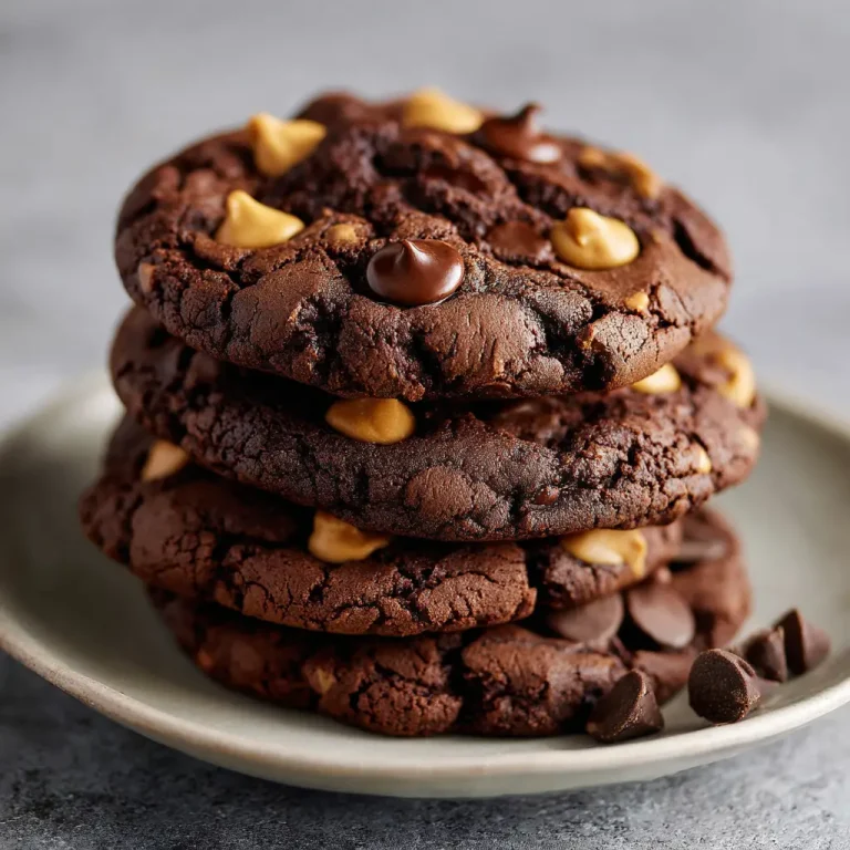 Chocolate Peanut Butter Chip Cookies