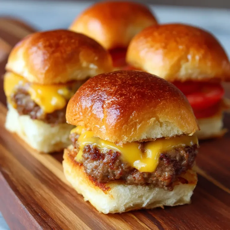 Easy Cheeseburger Sliders
