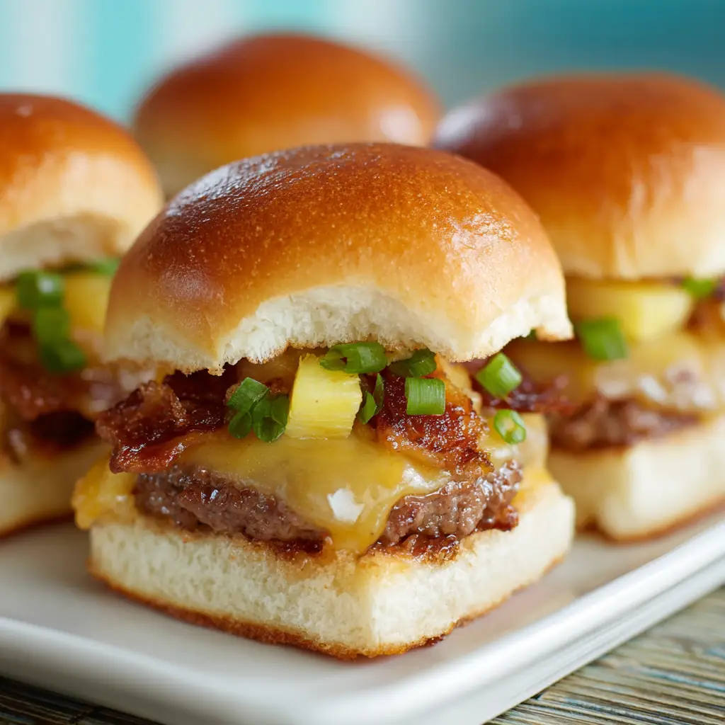 Hawaiian Cheeseburger Sliders