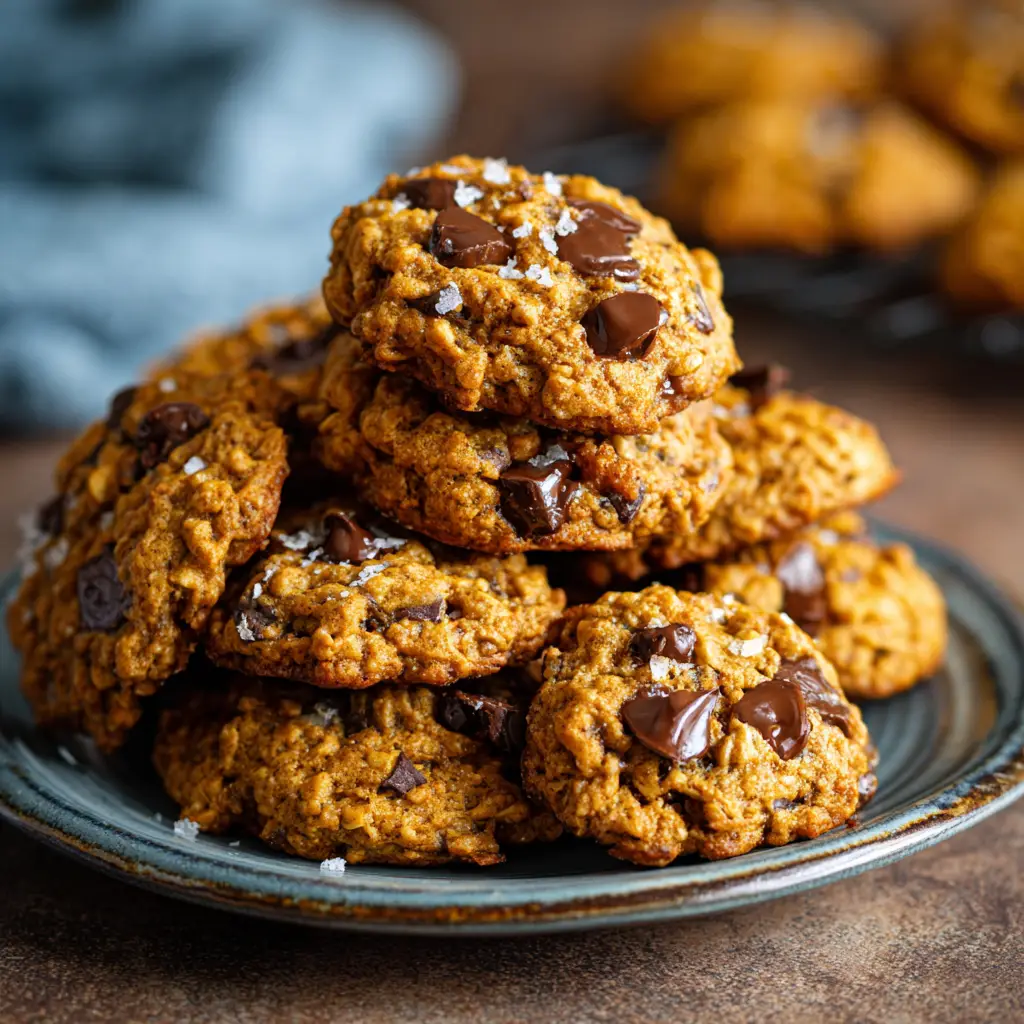 Oatmeal Pumpkin Chocolate Chip Cookies