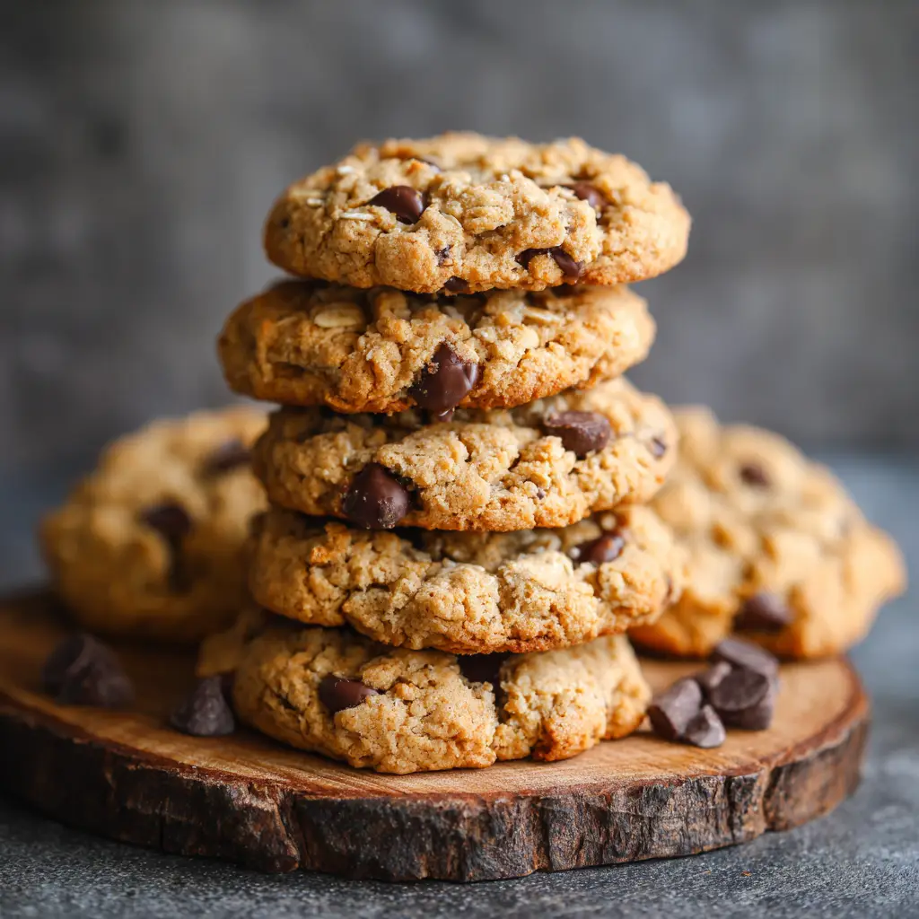 Peanut Butter Oatmeal Chocolate Chip Cookies