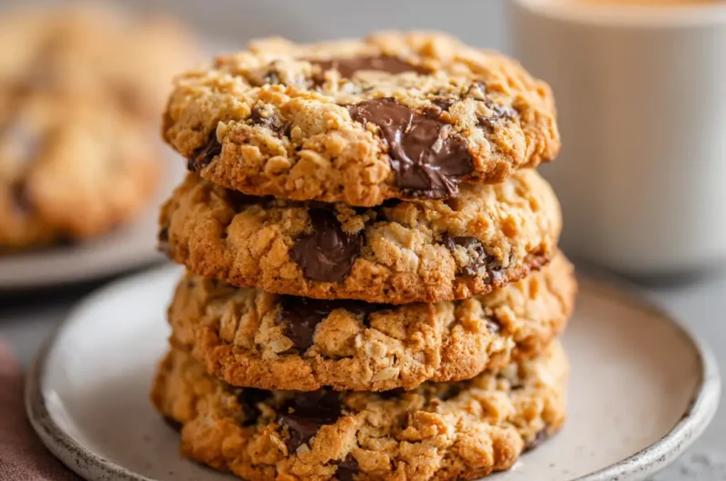 Peanut Butter Oatmeal Chocolate Chip Cookies