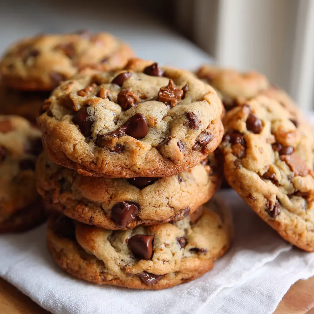 Thick Chewy Chocolate Chip Cookies