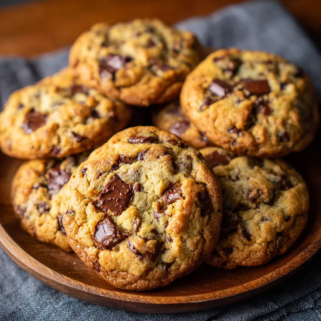 Thick Chewy Chocolate Chip Cookies