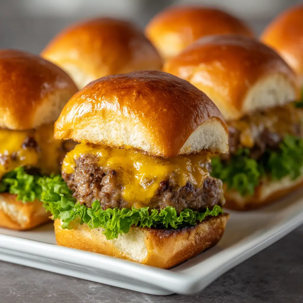 Chopped Cheeseburger Sliders