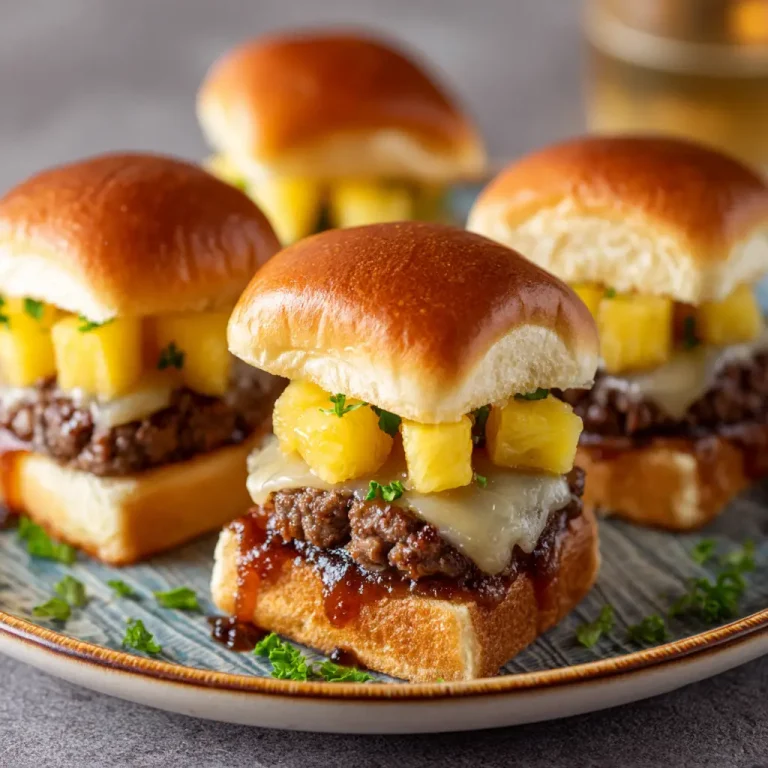 Kings Hawaiian Cheeseburger Sliders