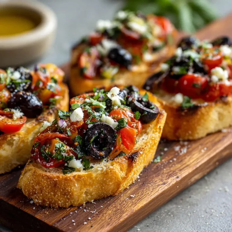 Olive Bruschetta Recipe