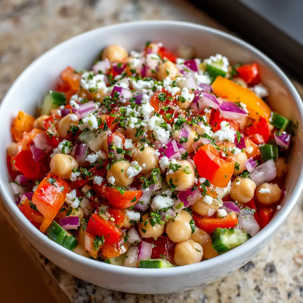 Mediterranean Chickpea Salad Recipe