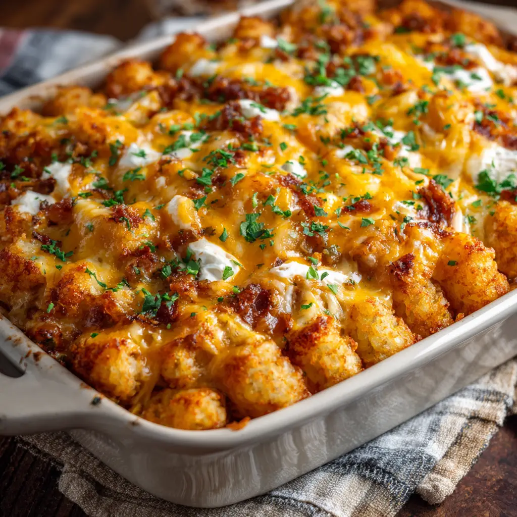 Chicken Tater Tot Casserole